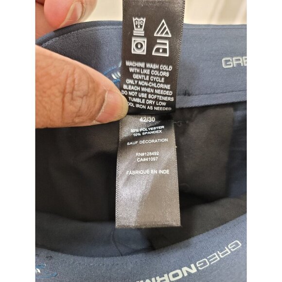 Greg Norman Blue Plus Size Men's Dress Pants Size 42 x 30 - Picture 12 of 12
